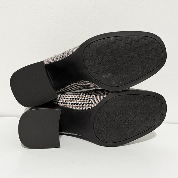 Kelly & Katie Womens Tonnia Chunky Houndstooth Loafer Heels 7M Dark Academia Y2K - Picture 9 of 12